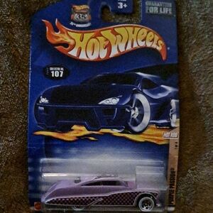 Hot Wheels Purple Custom Hot Rod Toy Car